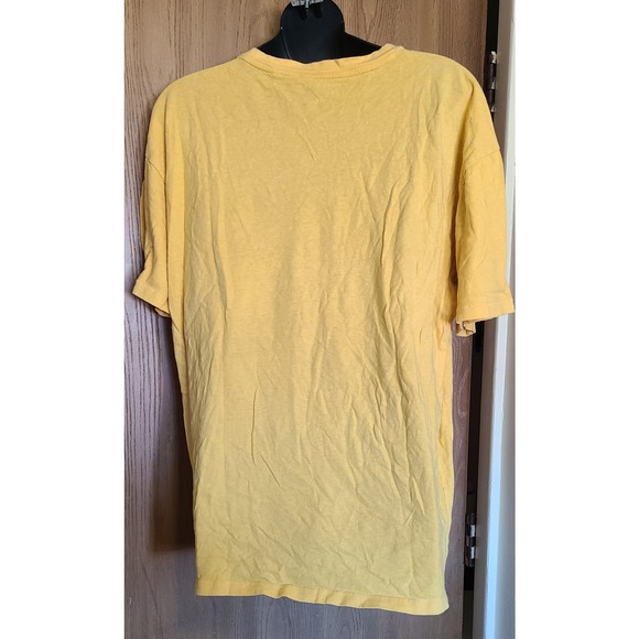 Pacific sun yellow bright tee tshirt spaced out PS/Basic L - Picture 4 of 4